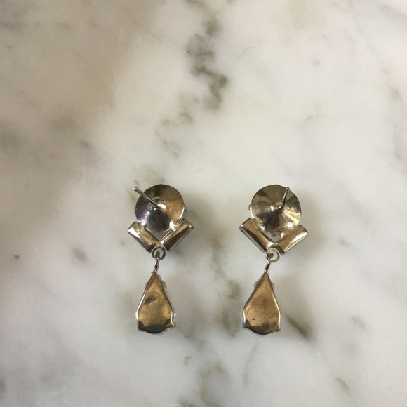 Vintage Crystal Earrings - Picture 3 of 4